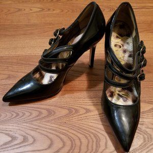 Patent Leather Mary Jane Stiletto Heels